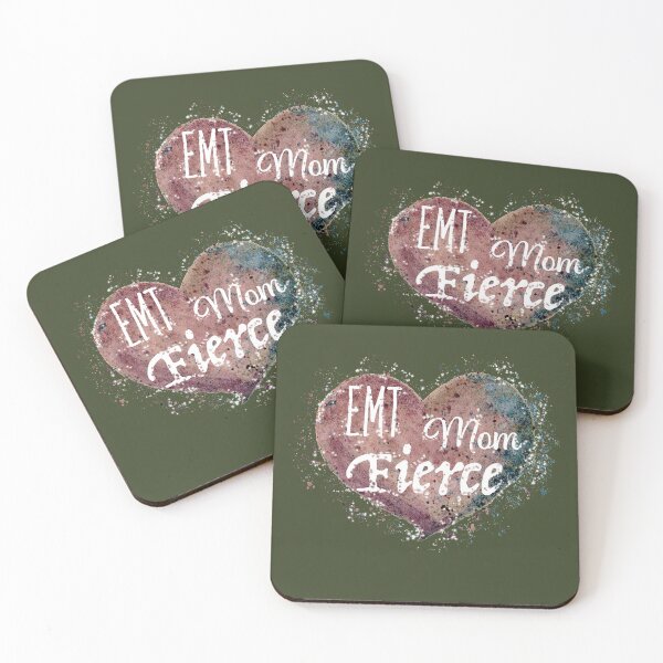 Item preview, EMT. Mom. Fierce. Design for our amazing first responder moms. designed and sold by StephJChild.