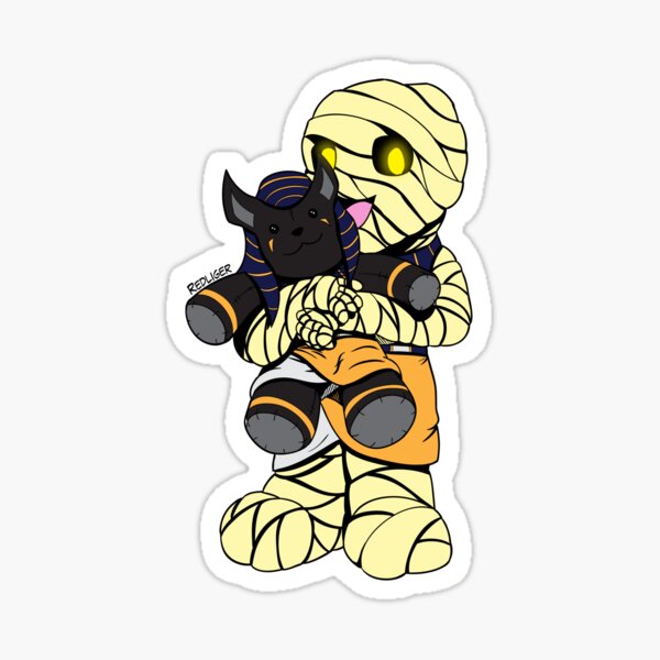 Halloween Monster Delight - Mummy Sticker