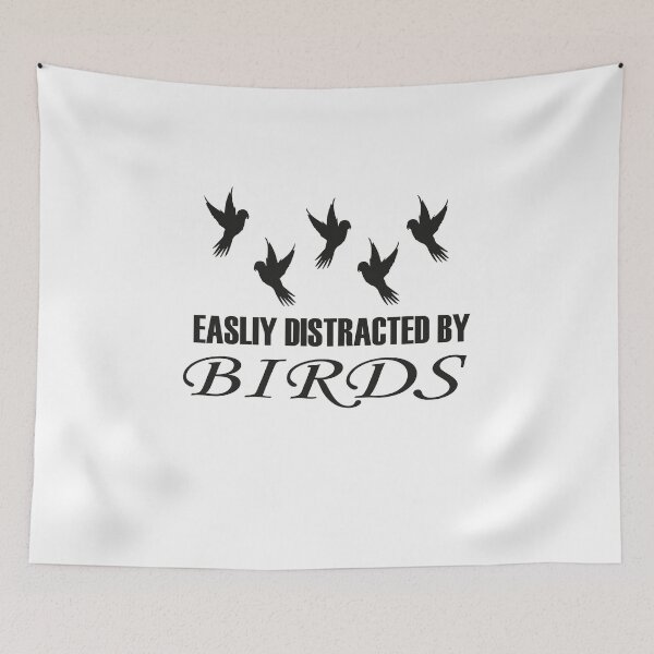 Item preview, Bird Lover Gift. Easily Distracted By Birds Shirt. Bird Watcher. Birds Shirt. Bird Shirt. Clothing with Birds. Ornithology. Women bird designed and sold by abdellaoui.