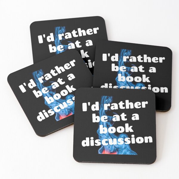 Item preview, I'd rather be at a book discussion  designed and sold by Darksun427.