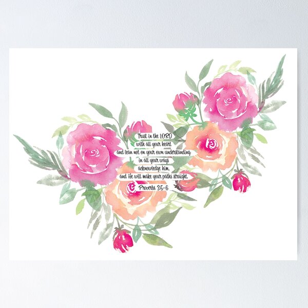 Item preview, Trust In the Lord with all your heart designed and sold by Harpley Design Studio.