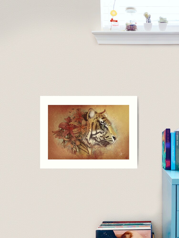 Tiger Lily Art Print for Sale by marineloup-art