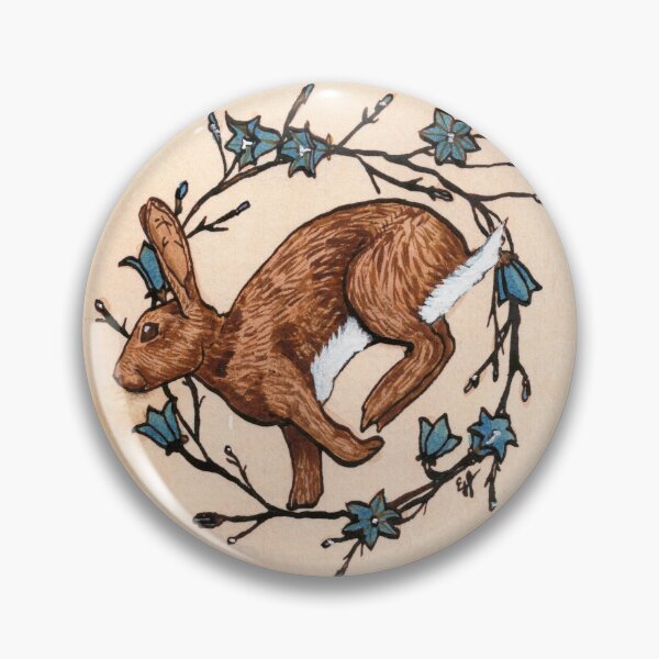 Item preview, European Rabbit and Harebells designed and sold by EmilyJaneArt.