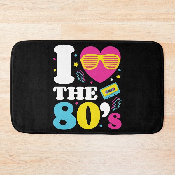 Item preview, Love the 80's; Retro Eighties T-Shirt 1980s Neon 1980 designed and sold by EstelleStar.