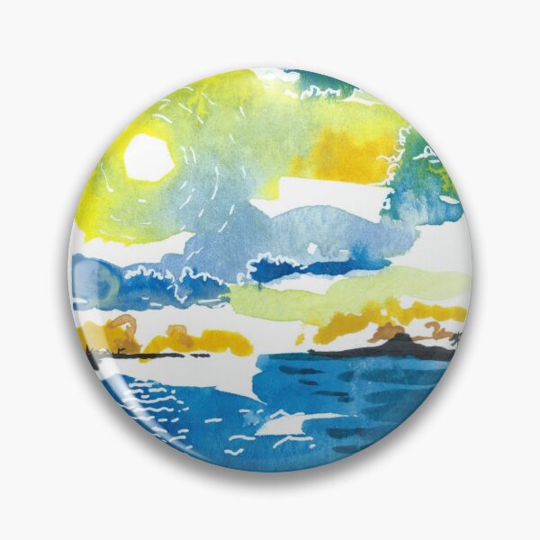 Item preview, Tropical Sunset Watercolor #1 designed and sold by BreonBliss.