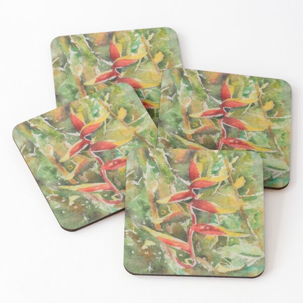 Item preview, Heliconia Batik designed and sold by rosiebrown.