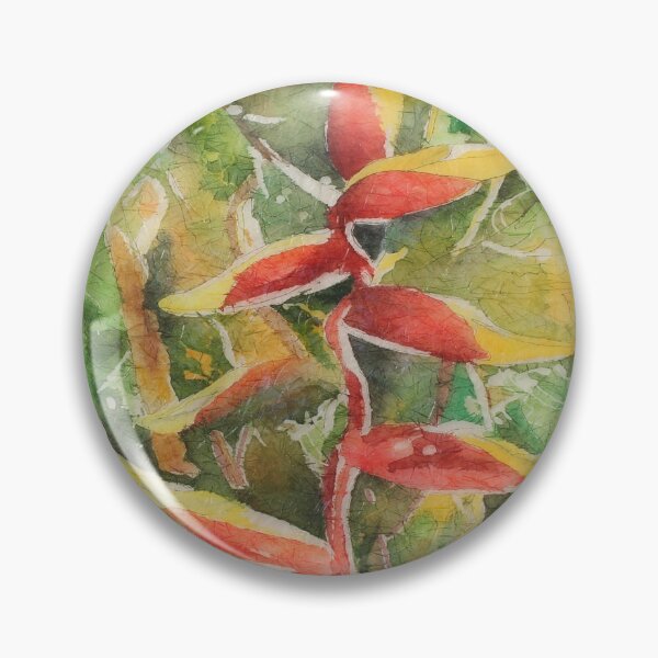 Item preview, Heliconia Batik designed and sold by rosiebrown.
