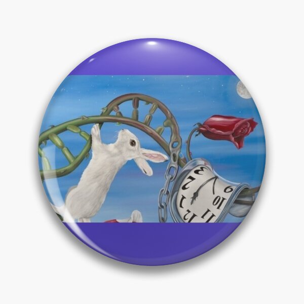 Item preview, Surreal White Rabbit Moon designed and sold by ArtWithHearts11.