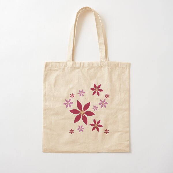 Clematis: Flowers Cotton Tote Bag