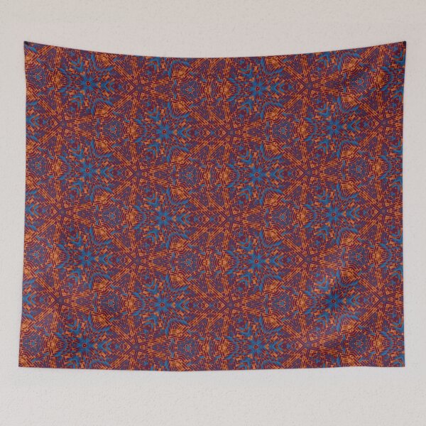 Item preview, Red & Blue Pattern designed and sold by bubbliciousart.