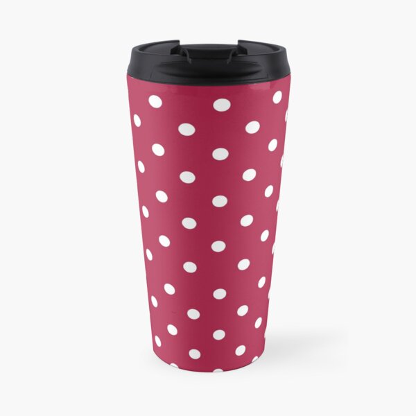 Seductive, sensitive purple polka dot dot pattern from the 50s Travel Mug