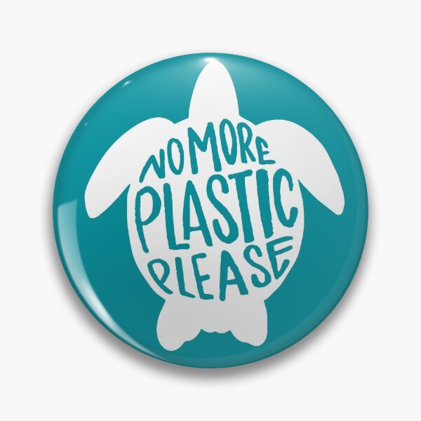 Item preview, No More Plastic Please - Save the Turtles designed and sold by prettyletters.