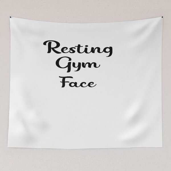 Item preview, Resting Gym Face Tank // Athletic Tank Top, Triblend Tank Top, Gym top, Work Out Tank designed and sold by Noui Barka.