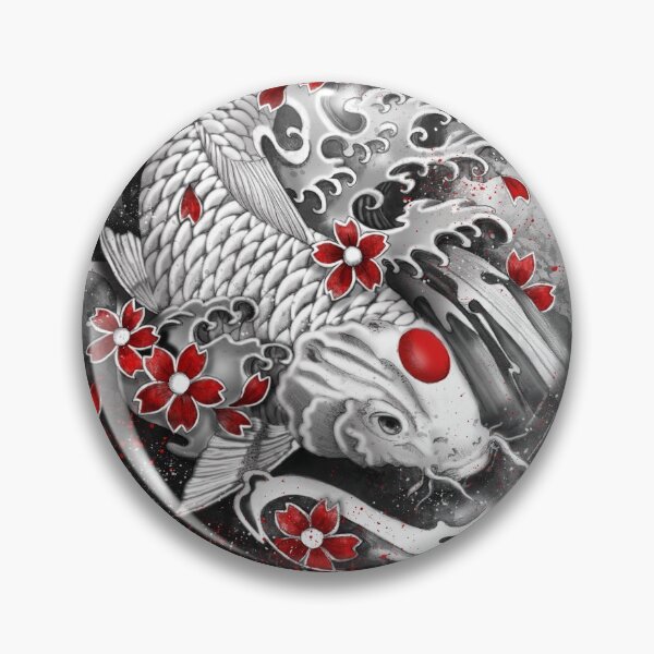 Item preview, White koi designed and sold by marineloup-art.