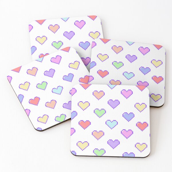 Item preview, 8Bit Seamless Heartwork designed and sold by Hannah Marland.