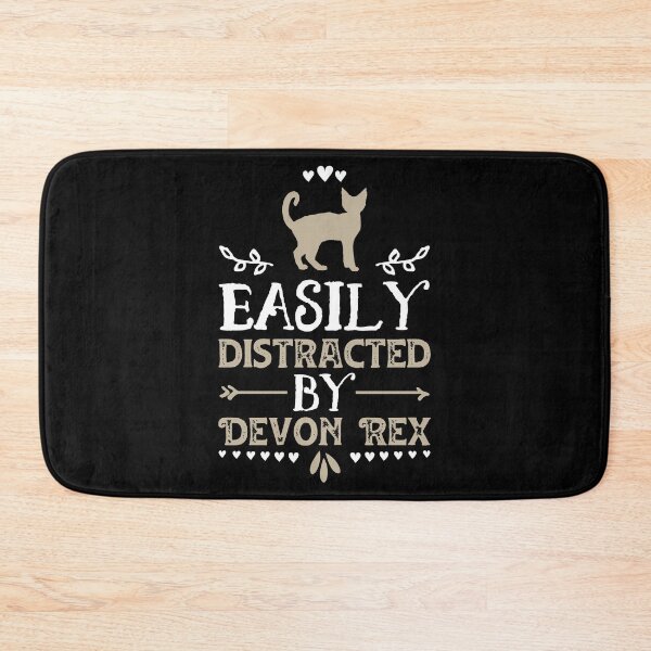 Item preview, Easily Distracted By Devon Rex Funny Cat Lover Gifts Shirt designed and sold by Orange Pieces.