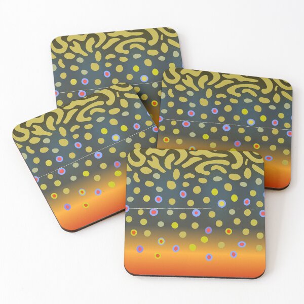 Item preview, Brook Trout Skin designed and sold by hermitenvy.