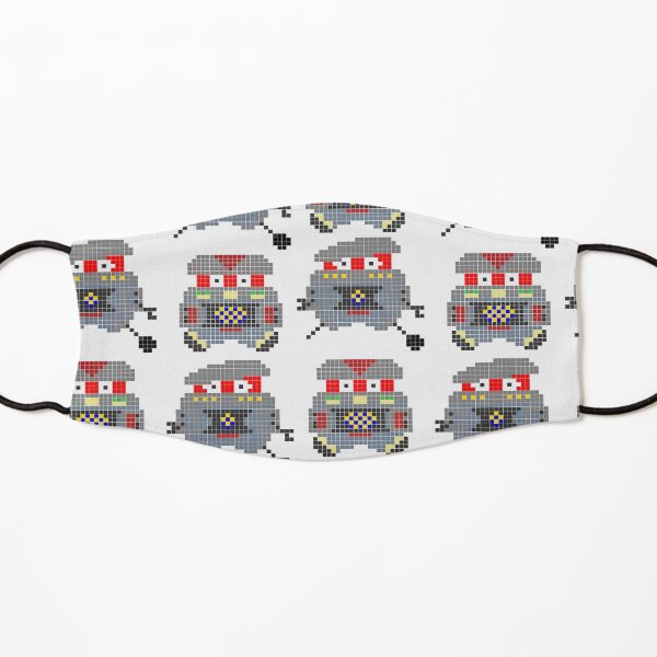 Floaty Robot Buddies (text-free) Kids Mask
