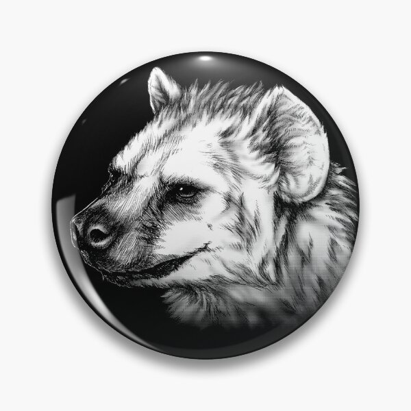 Item preview, Spotted Hyena Portrait (dark background) designed and sold by MMMSdesigns.