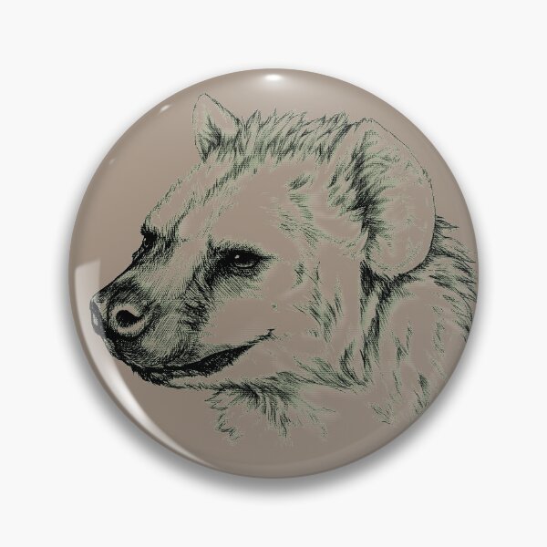 Item preview, Spotted Hyena Portrait (bright background) designed and sold by MMMSdesigns.