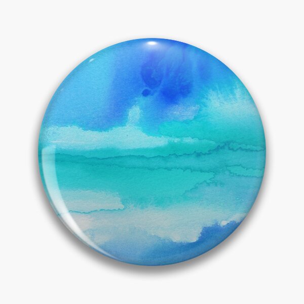 Item preview, Rise 2 - Abstract Blue Watercolor designed and sold by Jacqueline Maldonado.