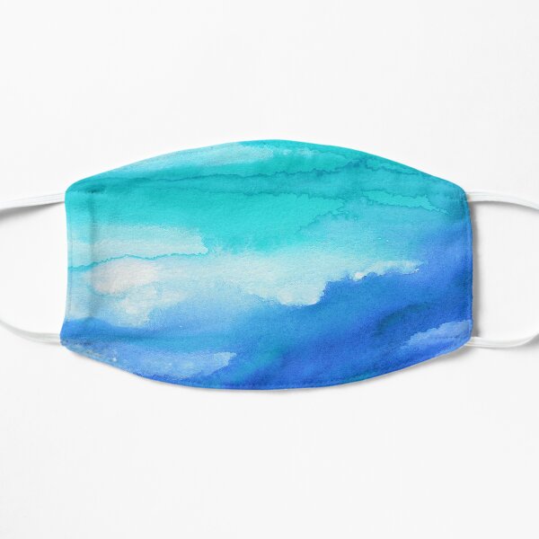 Rise 2 - Abstract Blue Watercolor Mask