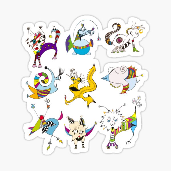 Zarbipodes Family Sticker