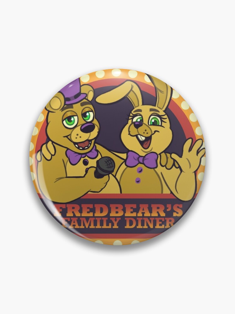 Five Nights at Freddy's Fredbear's Family Diner Security Badge Sticker for  Sale by pinjann