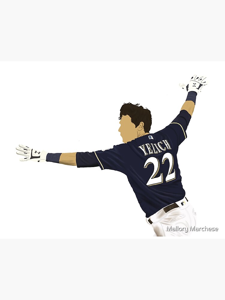 Christian Yelich Art Board Print for Sale by KOGraphics