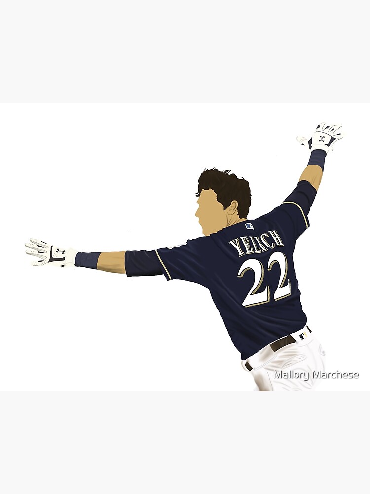 Christian Yelich Walk-off Drawing Photographic Print for Sale by Mallory  Marchese