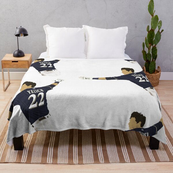 MLB Baseball Milwaukee Brewers Christianyelich Christian Yelich Christian  Yelich Milwaukee Brewers Fleece Blanket