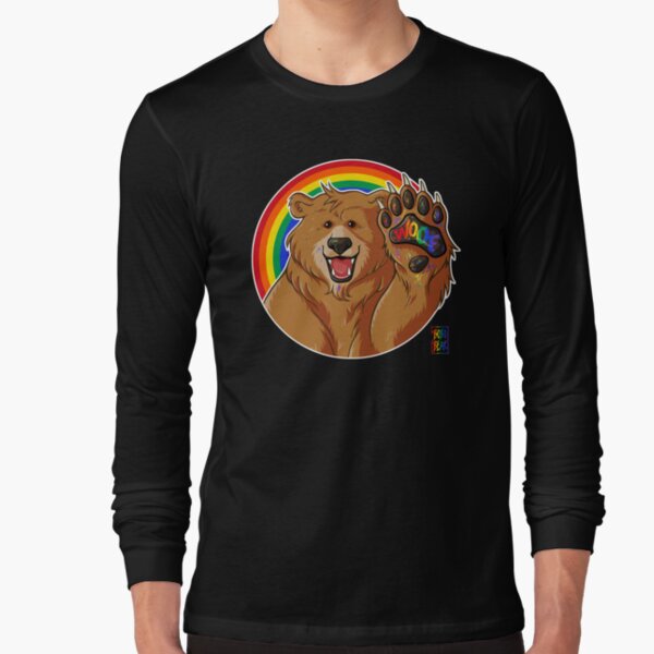 BOBO LIKES TO WOOF - GAY PRIDE Long Sleeve T-Shirt