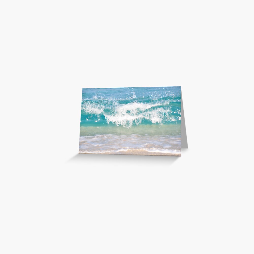 Soft Warm Surf Greeting Card