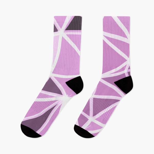 Item preview, geometric triangle pattern abstract background in pink and white designed and sold by Mrvell.