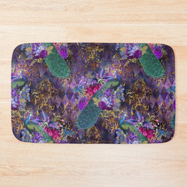 Artikelvorschau, Peacock Floral Dream Pattern entworfen und verkauft von digitalvintage.