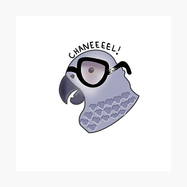 Chanel Viral Parrot Meme Design | Photographic Print
