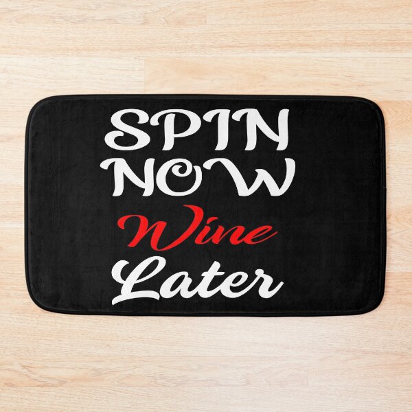 Item preview, Racer Back Workout Tank: Spin Now, Wine Later - Work Out Shirt, Gym Gear, Do You Even Gift, For Her, For Shoppers, Exercise Wear designed and sold by Noui Barka.