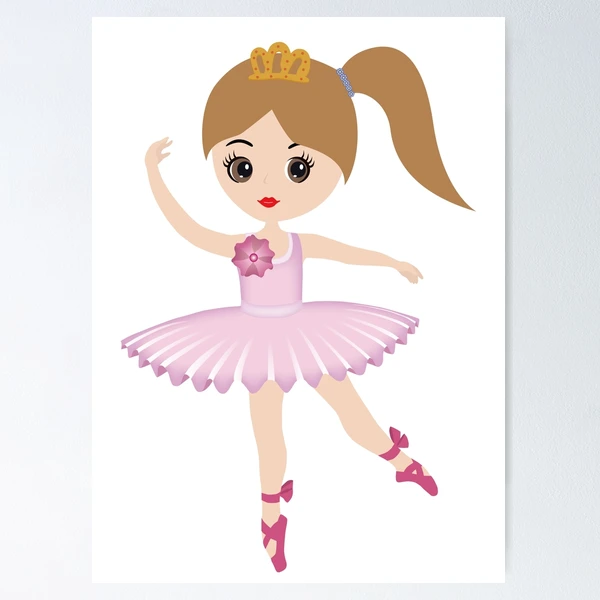 Little Ballerina Love to Dance T-Shirt Glitter