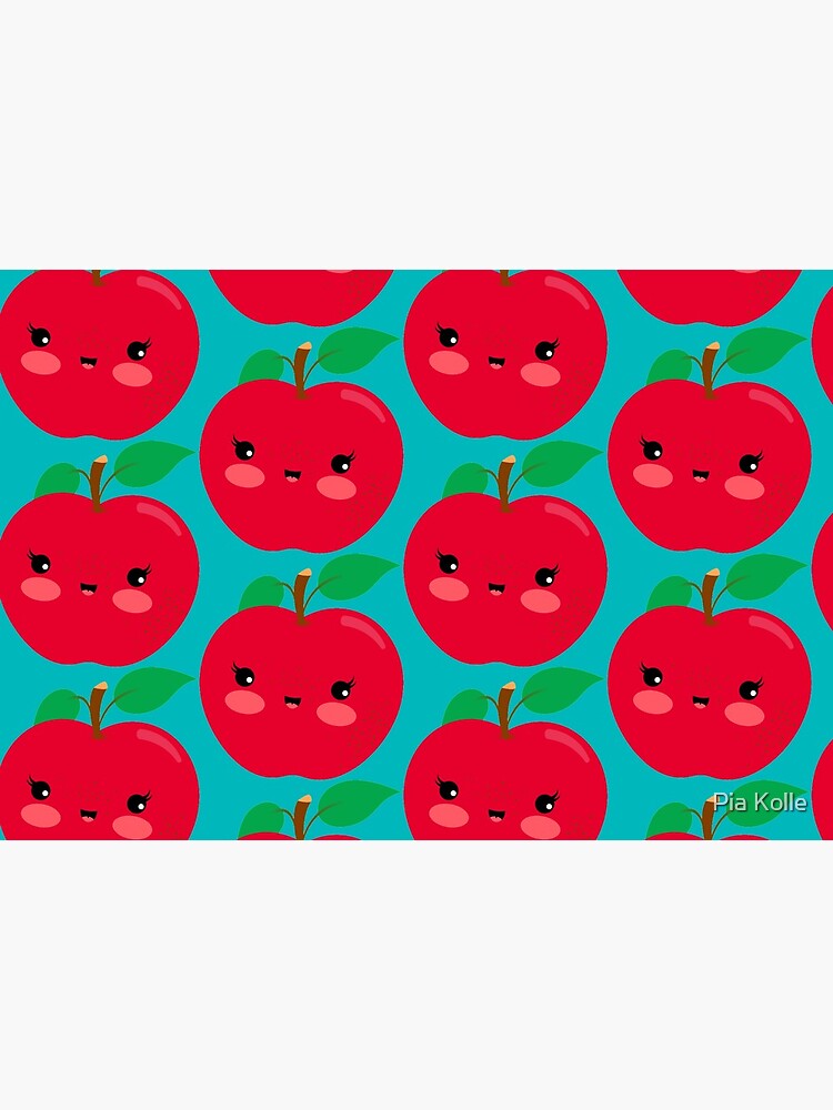 Kawaii Illustration Apple von Piakolle