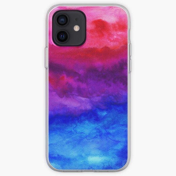 Here Now - Abstract Ombre Watercolor iPhone Soft Case