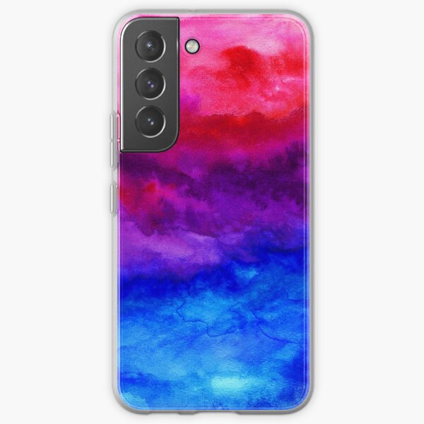 Here Now - Abstract Ombre Watercolor Samsung Galaxy Soft Case