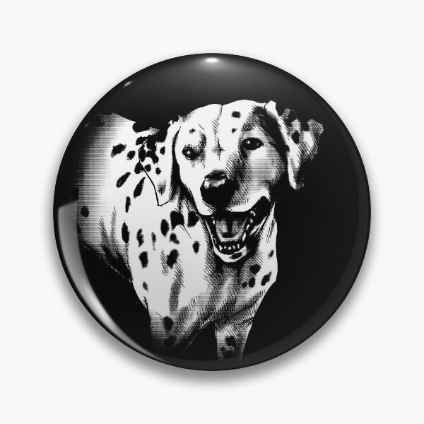 Item preview, Dalmatian Dog Portrait (monochromatic) designed and sold by MMMSdesigns.