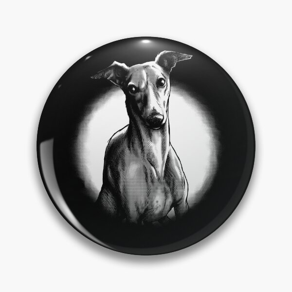 Artikelvorschau, Whippet Dog Portrait (einfarbig) entworfen und verkauft von MMMSdesigns.