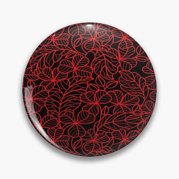 Item preview, Simple Flowers (Red, Black) designed and sold by Kadeda.