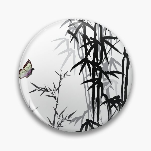 Item preview, Black Bamboo Ink Painting Chinese Style designed and sold by jasonyang867.