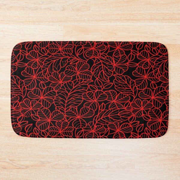 Item preview, Simple Flowers (Red, Black) designed and sold by Kadeda.