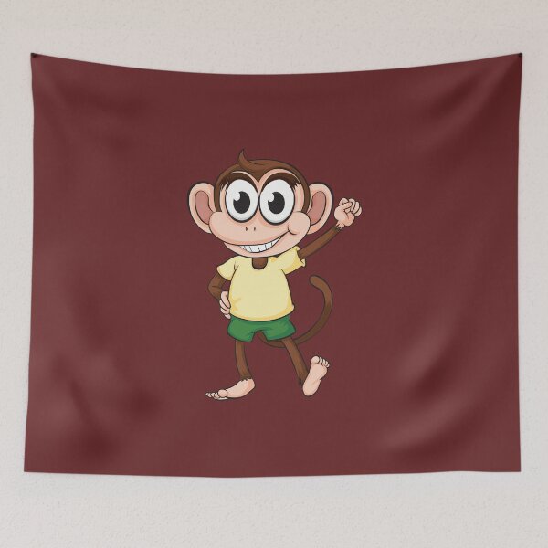 Item preview, Funny cute cartoon monkey designed and sold by amrmab.