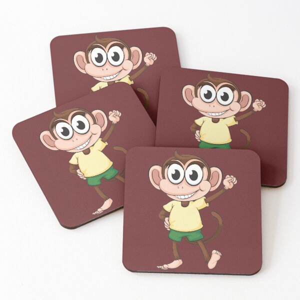Item preview, Funny cute cartoon monkey designed and sold by amrmab.