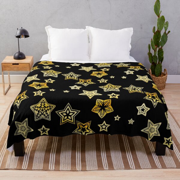 Item preview, Golden Winter Stars designed and sold by MMMSdesigns.