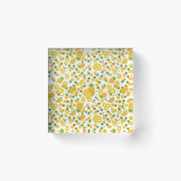 Pineapple Party Acrylic Block